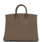 Birkins 25 Etoupe Togo Brushed Palladium Hardware
