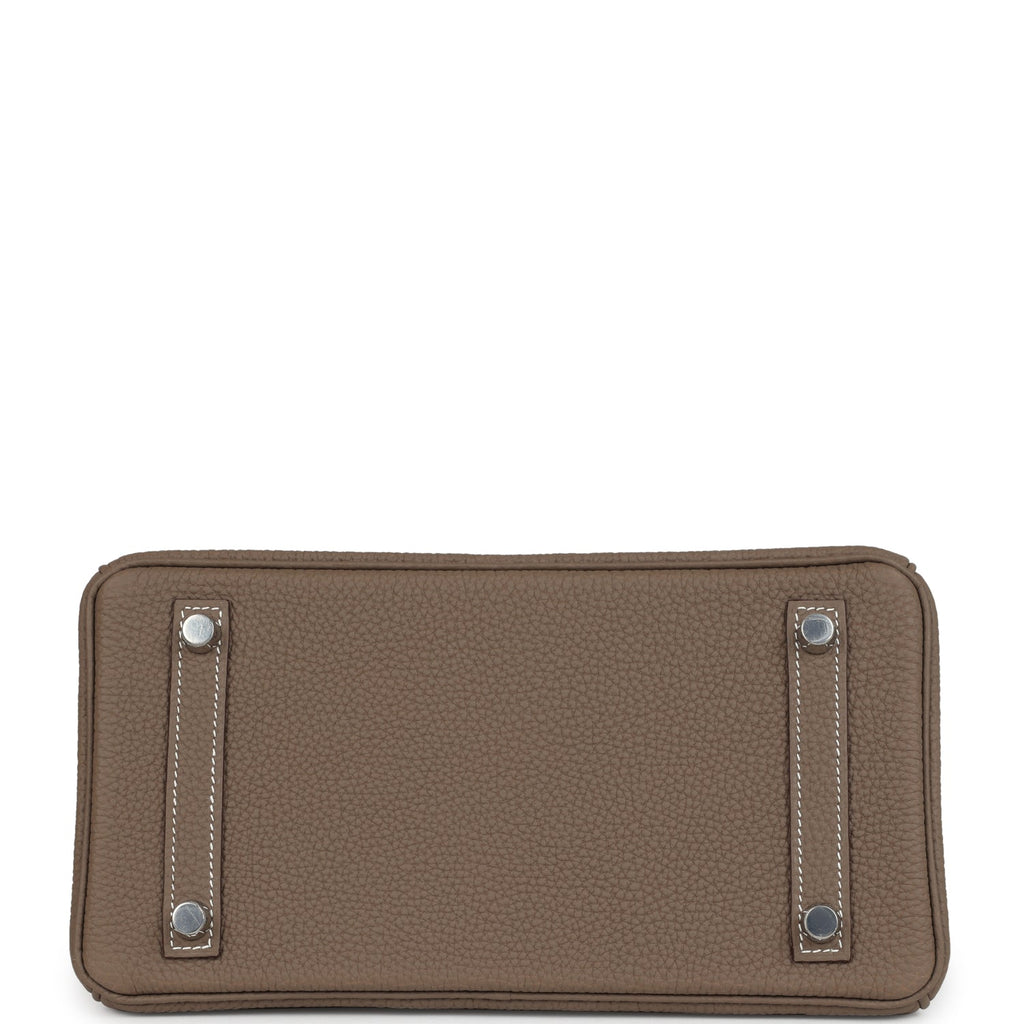 Birkins 25 Etoupe Togo Brushed Palladium Hardware
