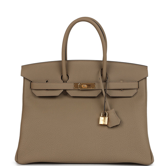 Birkin 35 Beige Marfa Togo Gold Hardware