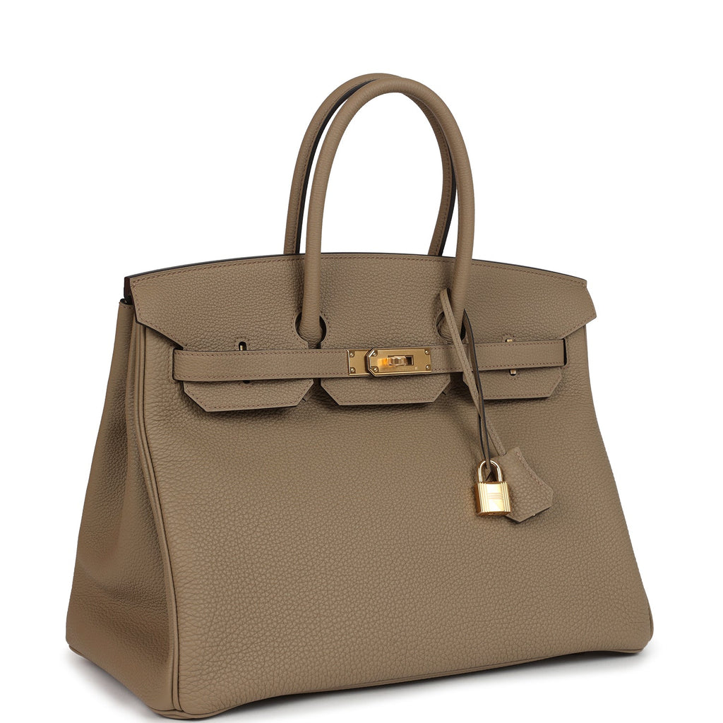Birkin 35 Beige Marfa Togo Gold Hardware