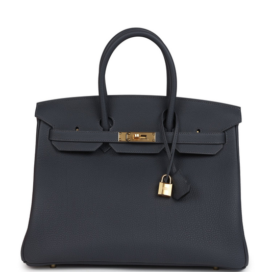 Birkin 35 Ardoise Togo Gold Hardware