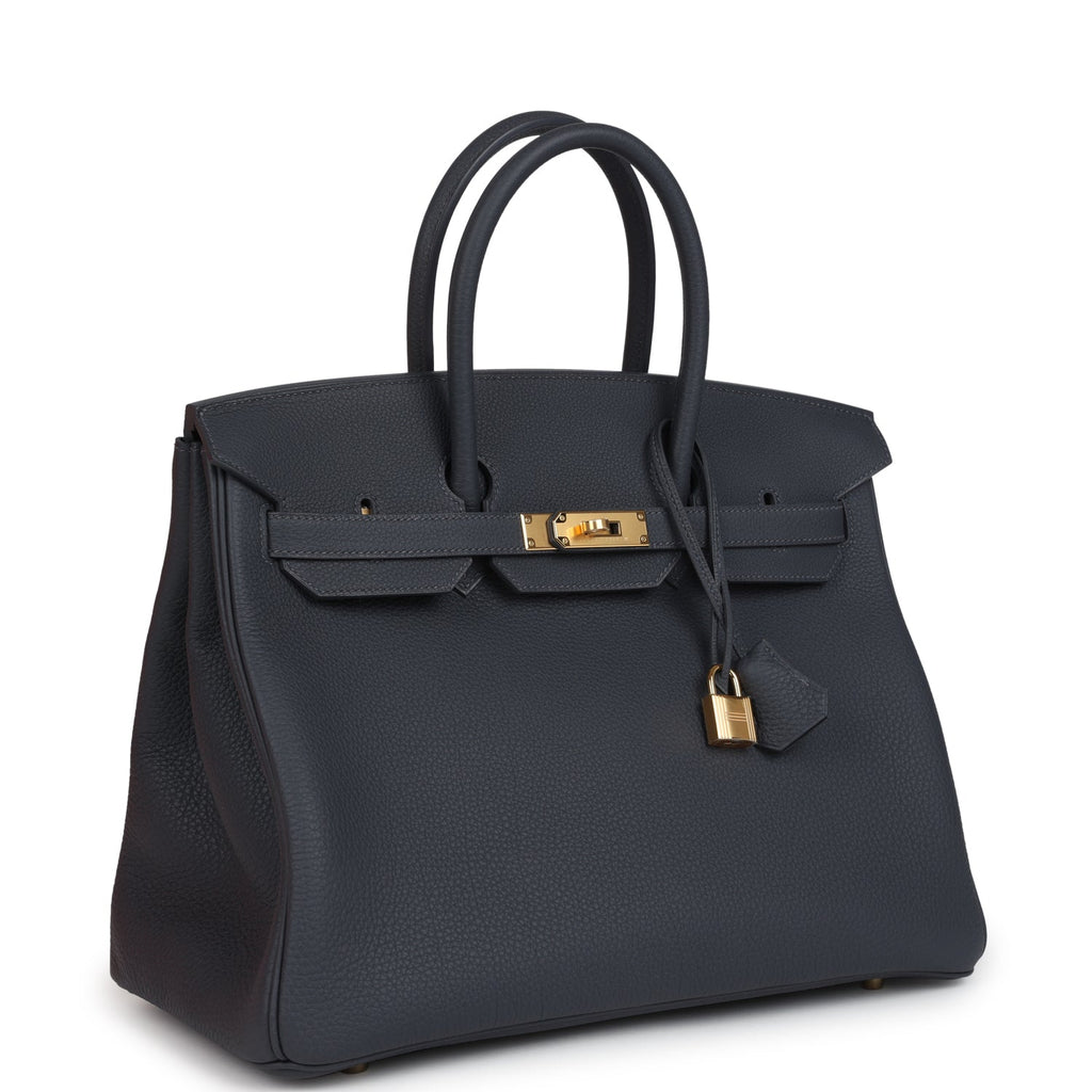 Birkin 35 Ardoise Togo Gold Hardware