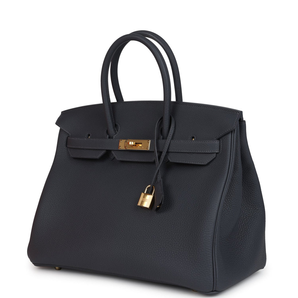 Birkin 35 Ardoise Togo Gold Hardware