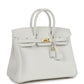 Birkin 25 New White Swift Gold Hardware