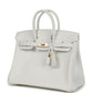 Birkin 25 New White Swift Gold Hardware