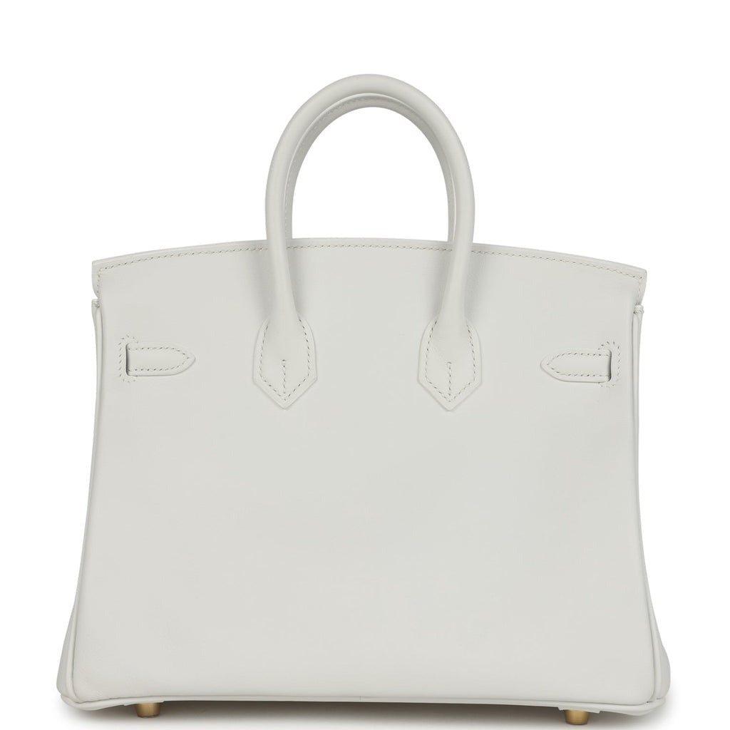 Birkin 25 New White Swift Gold Hardware