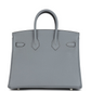 Birkins 25 Gris Pantin Togo Palladium Hardware