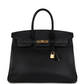 Birkin 35 Black Epsom Gold Hardware