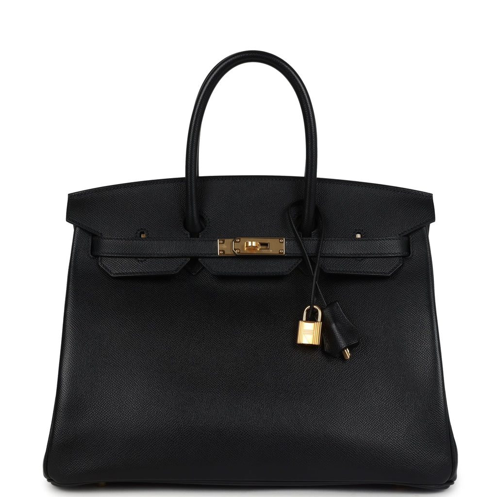 Birkin 35 Black Epsom Gold Hardware