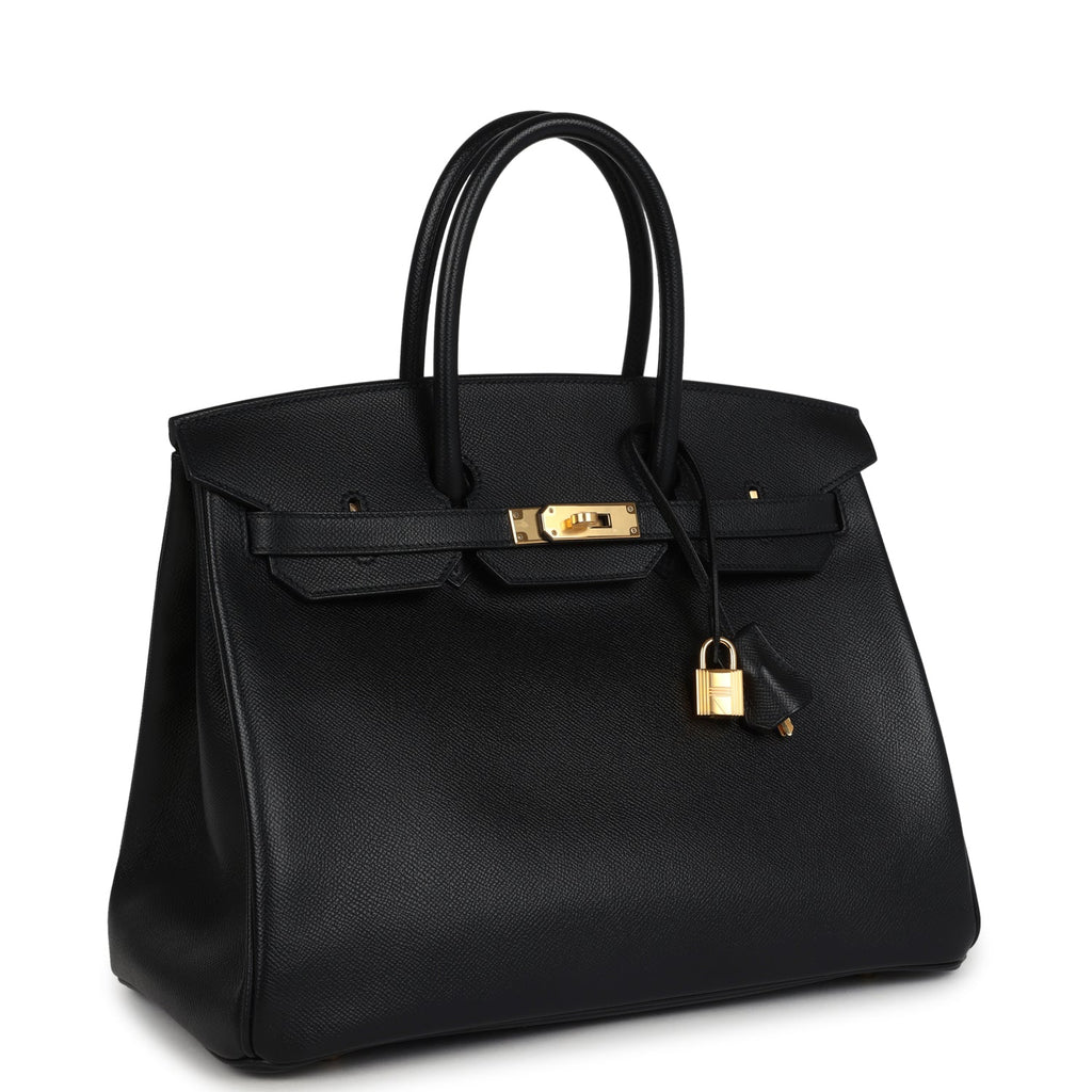 Birkin 35 Black Epsom Gold Hardware