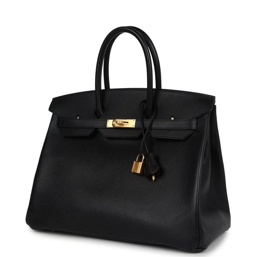 Birkin 35 Black Epsom Gold Hardware