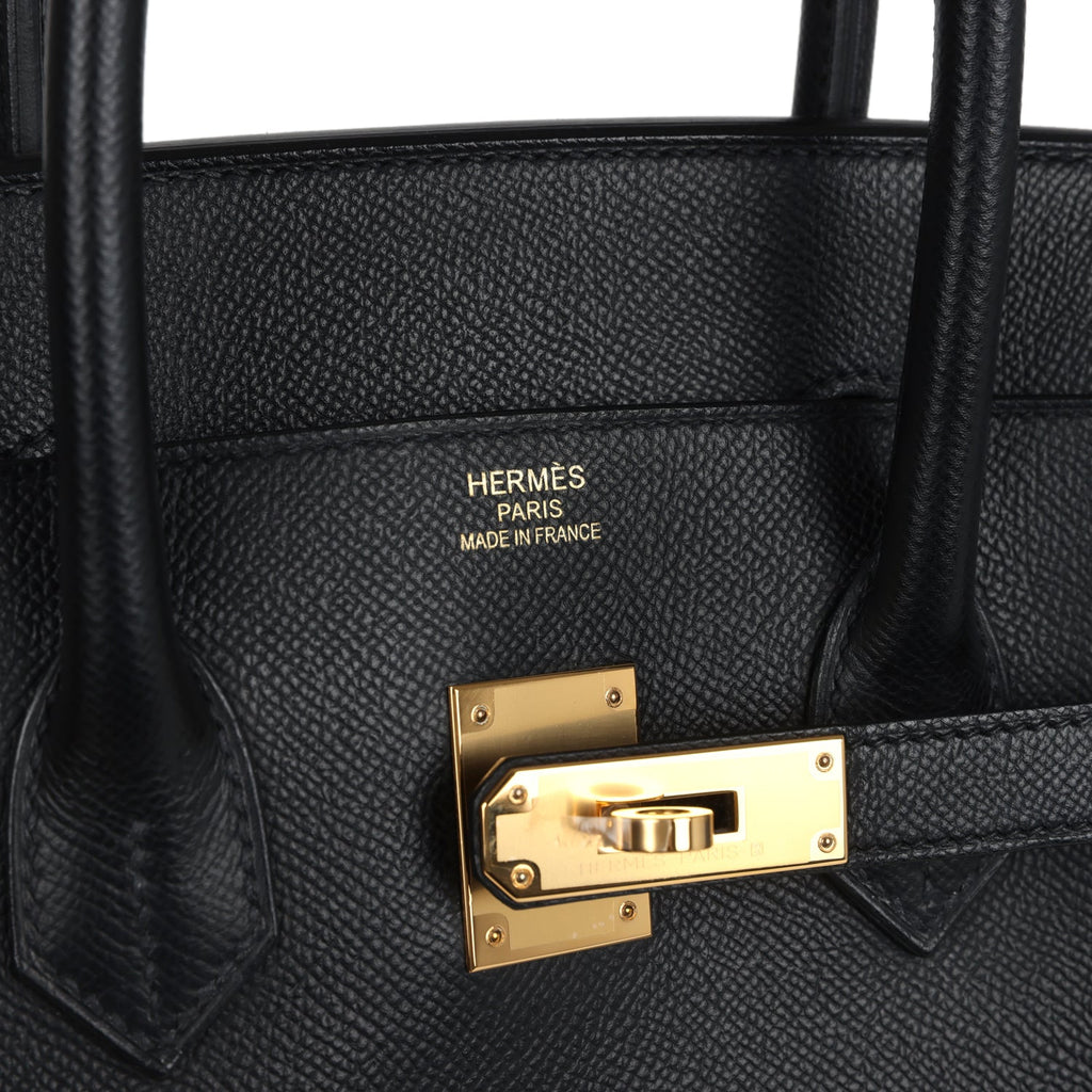 Birkin 35 Black Epsom Gold Hardware