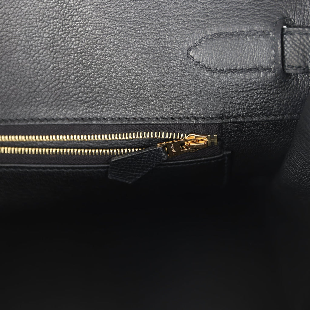 Birkin 35 Black Epsom Gold Hardware