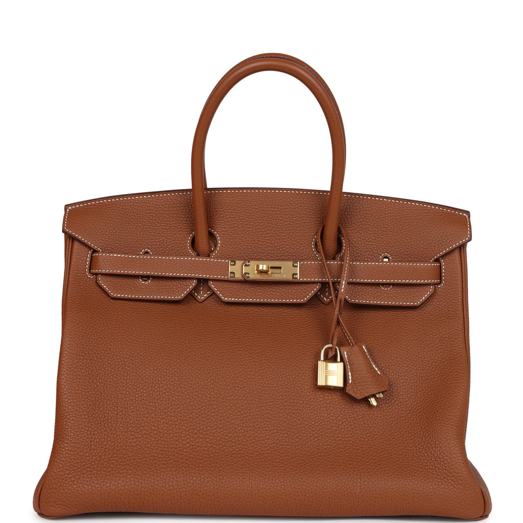 Birkin 35 Gold Togo Gold Hardware