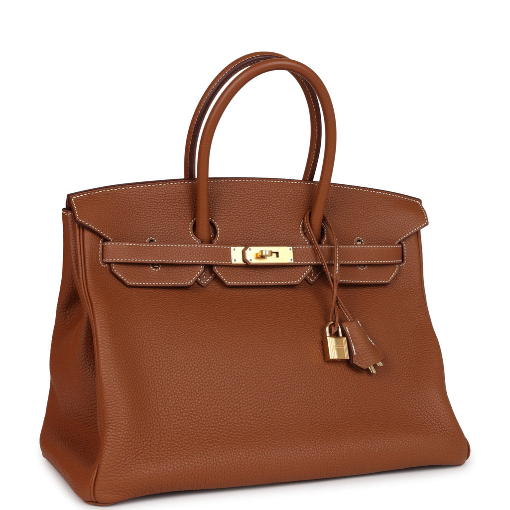 Birkin 35 Gold Togo Gold Hardware