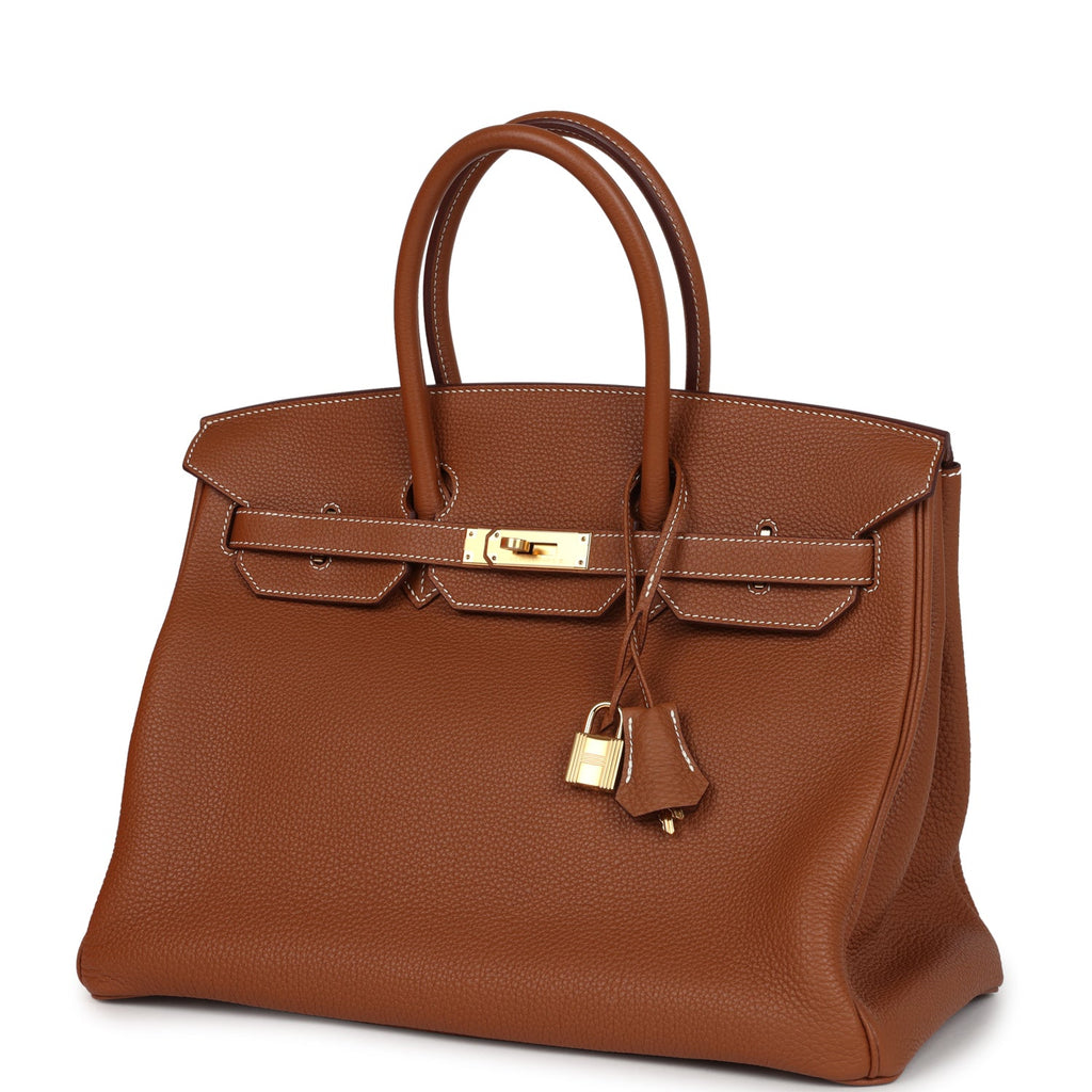Birkin 35 Gold Togo Gold Hardware