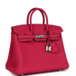 Birkin 25 Rose Mexico Togo Palladium Hardware