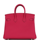 Birkin 25 Rose Mexico Togo Palladium Hardware