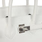 Birkin 25 New White Swift Palladium Hardware
