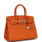 Birkin 30 Sellier Orange Epsom Palladium Hardware