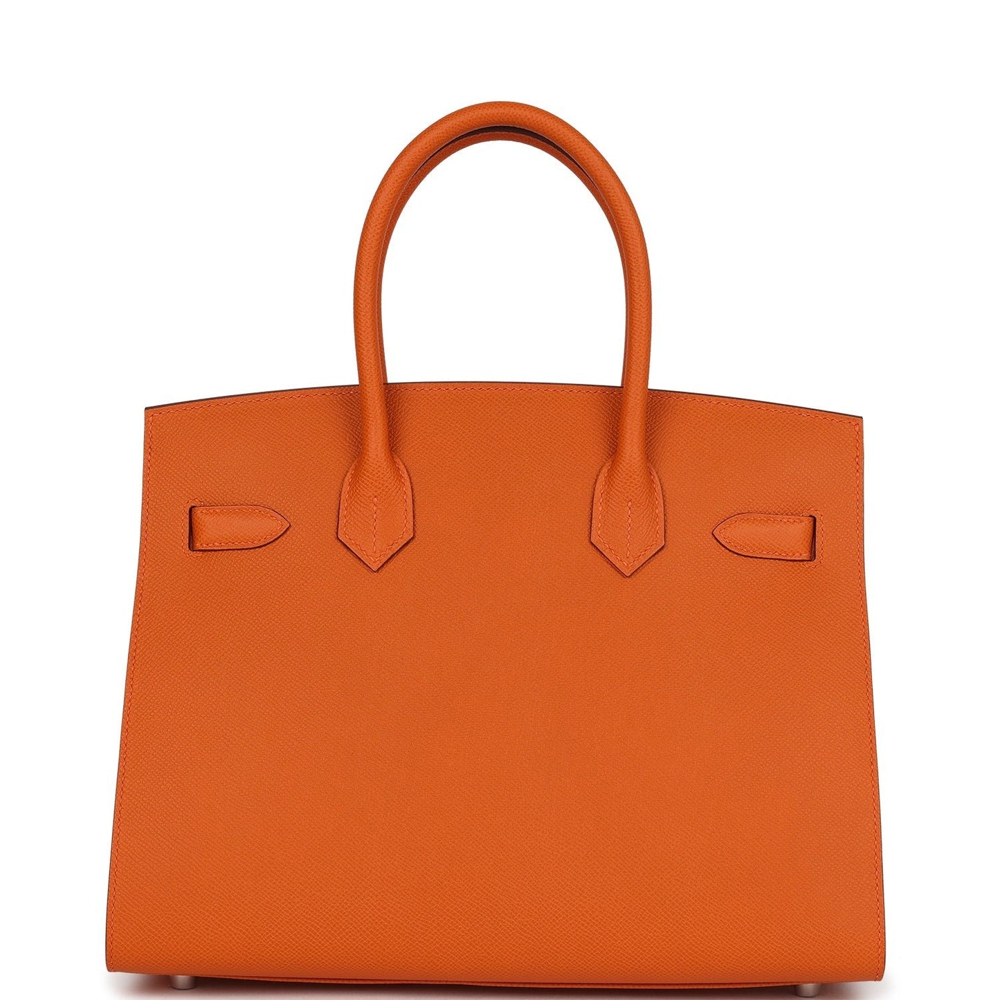 Birkin 30 Sellier Orange Epsom Palladium Hardware