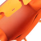 Birkin 30 Sellier Orange Epsom Palladium Hardware