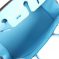 Birkins 25 Celeste Epsom Palladium Hardware