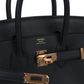 Birkins 25 Black Swift Rose Gold Hardware