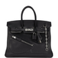 Birkins 25 Black Volupto Palladium Hardware