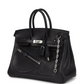 Birkins 25 Black Volupto Palladium Hardware