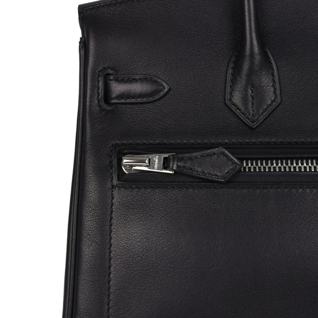 Birkins 25 Black Volupto Palladium Hardware