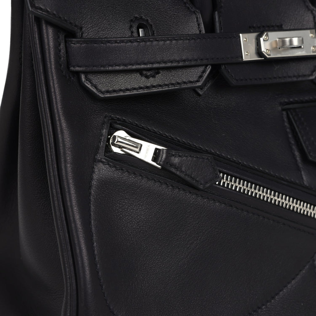 Birkins 25 Black Volupto Palladium Hardware