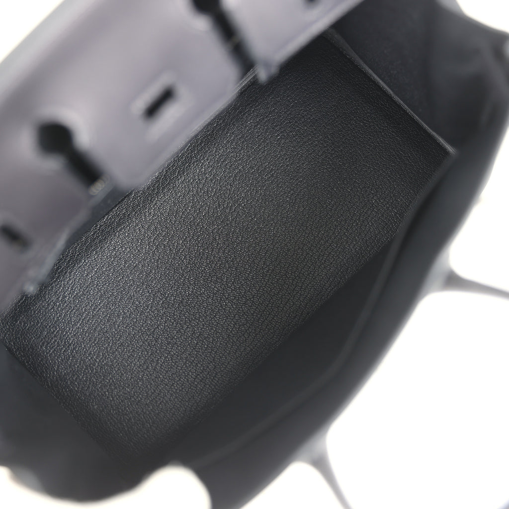 Birkins 25 Black Volupto Palladium Hardware