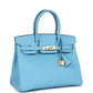 Birkin 30 Celeste Epsom Gold Hardware