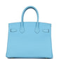 Birkin 30 Celeste Epsom Gold Hardware