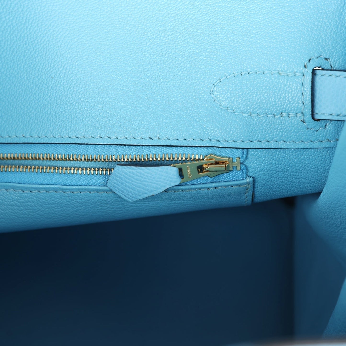 Birkin 30 Celeste Epsom Gold Hardware