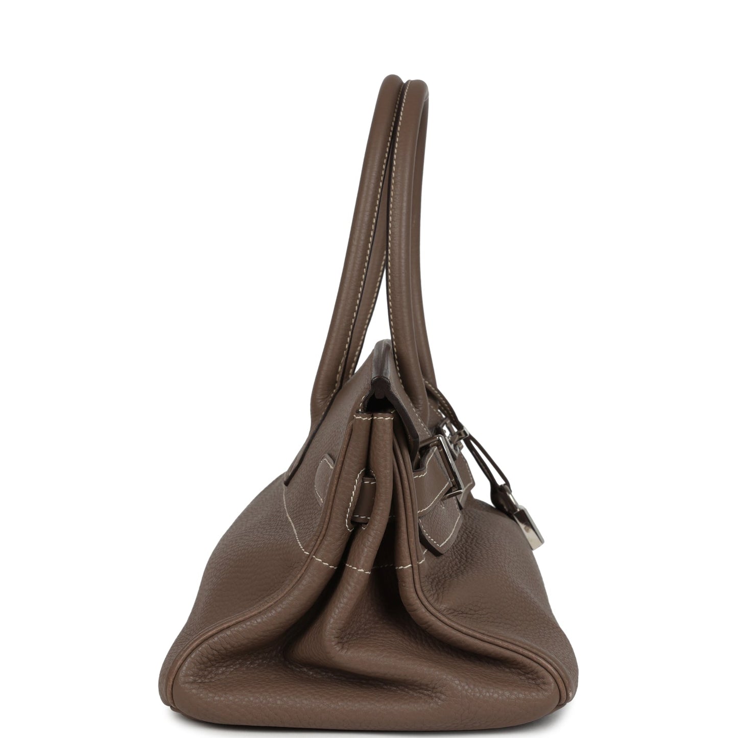 Vintage Shoulder Birkin 42 JPG Etoupe Clemence Palladium Hardware