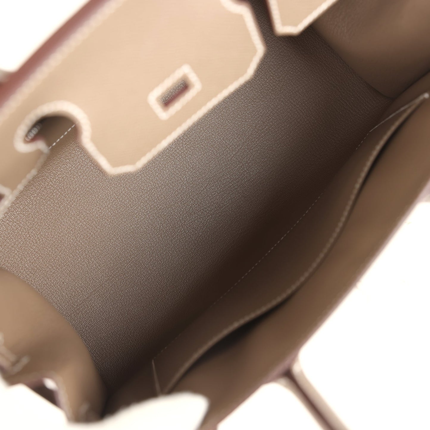 Birkin Sellier 30 Etoupe Epsom Palladium Hardware