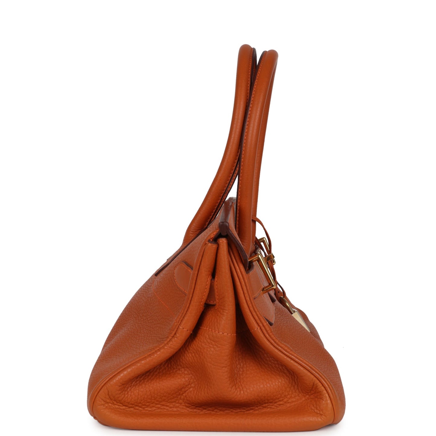 Vintage Shoulder Birkin 42 JPG Orange Clemence Gold Hardware