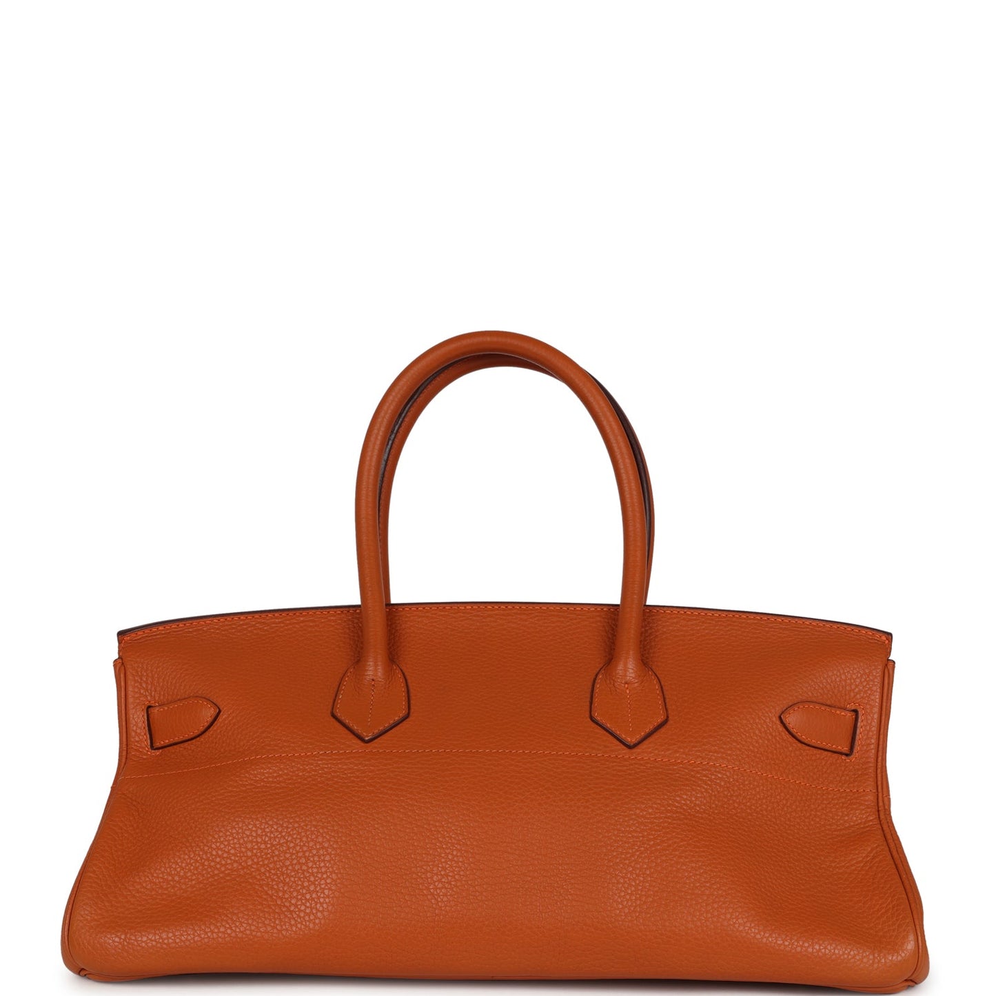 Vintage Shoulder Birkin 42 JPG Orange Clemence Gold Hardware