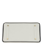 Hermès Special Order (HSS) Birkin White and Black Clemence Brushed Gold Hardware