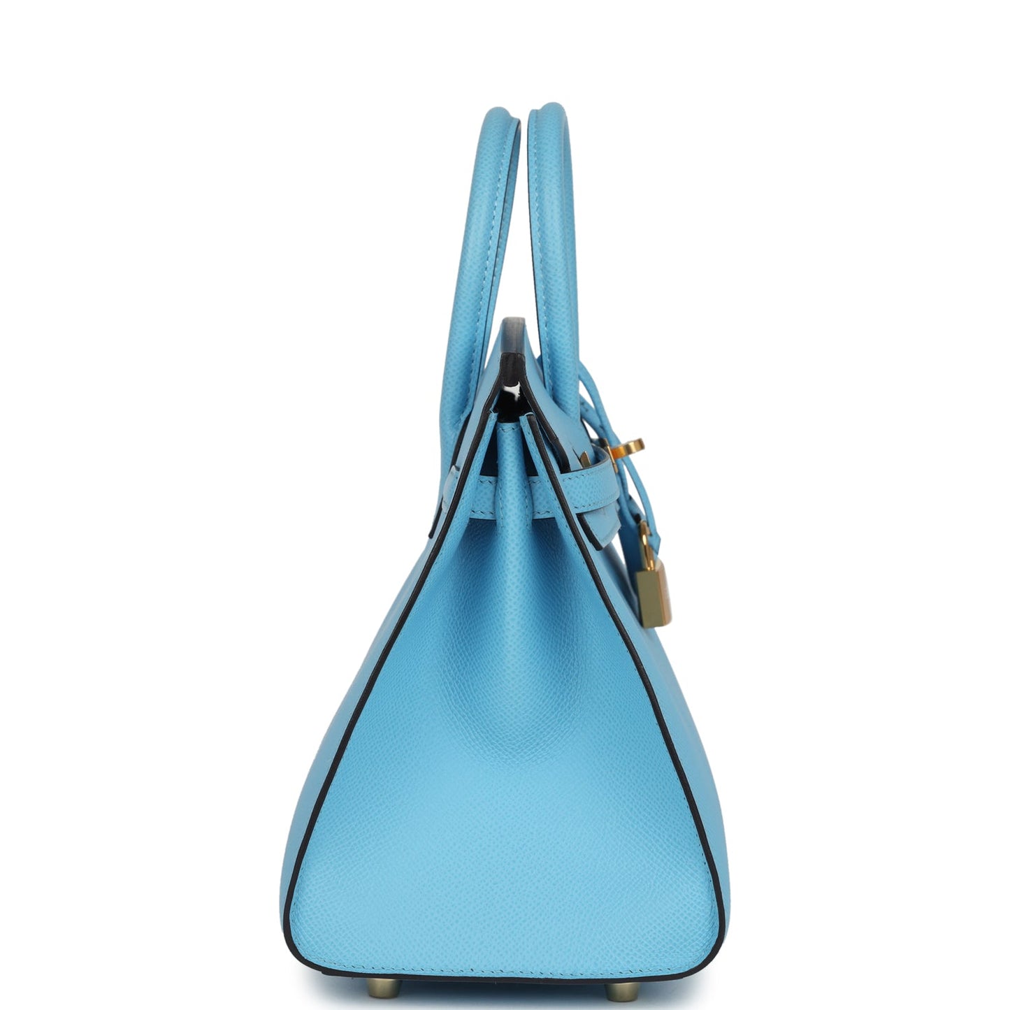Birkin Sellier 25 Celeste Epsom Gold Hardware