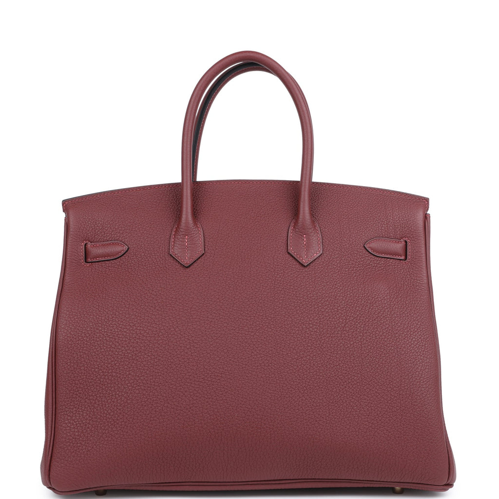 Birkin 35 Rouge H Togo Gold Hardware