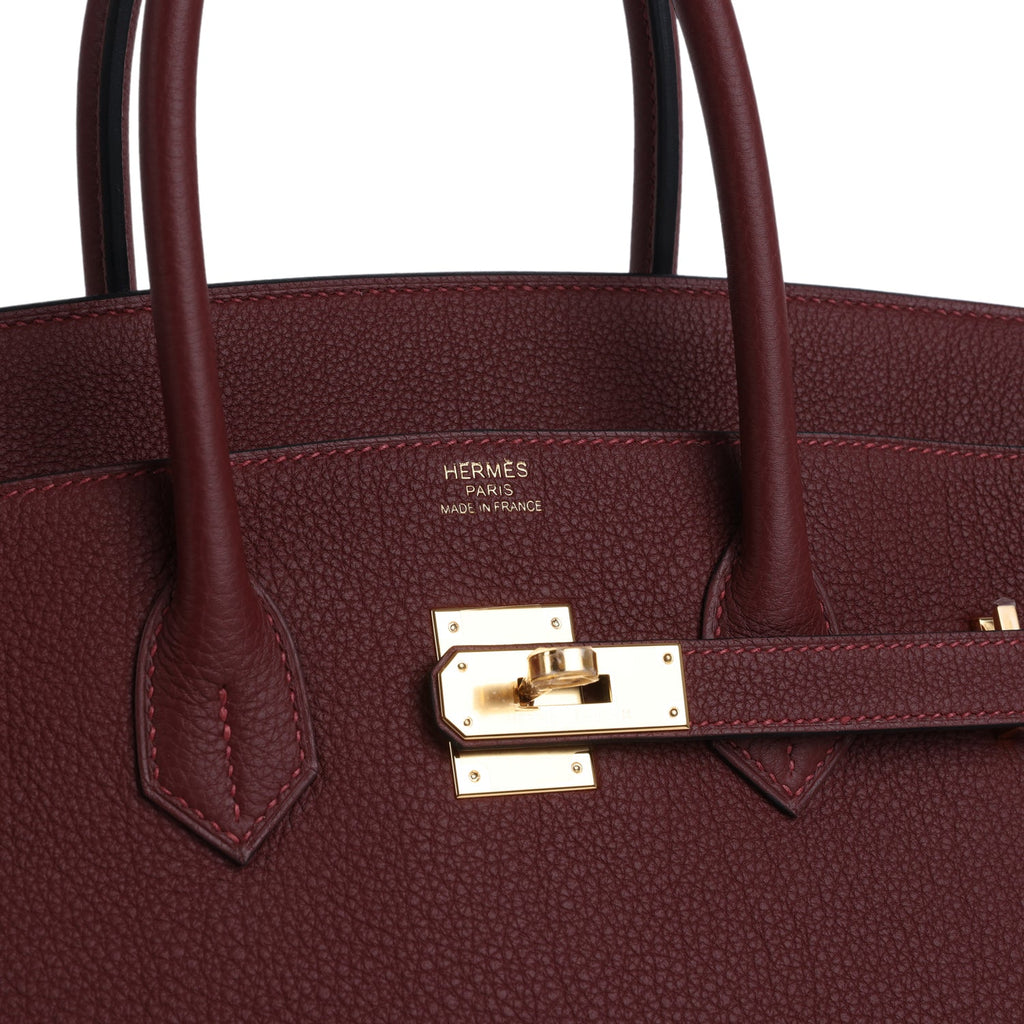 Birkin 35 Rouge H Togo Gold Hardware