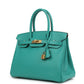 Birkin 30 Vert Verone Epsom Gold Hardware