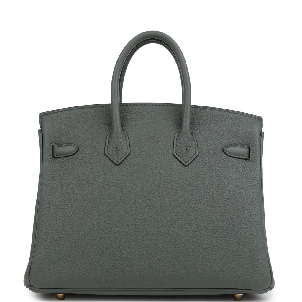 Birkin 25 Vert Amande Togo Gold Hardware