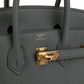 Birkin 25 Vert Amande Togo Gold Hardware