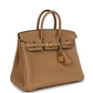 Birkins 25 Chai Togo Gold Hardware