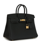 Birkins 25 Black Togo Gold Hardware