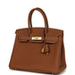 Birkin 30 Gold Togo Gold Hardware